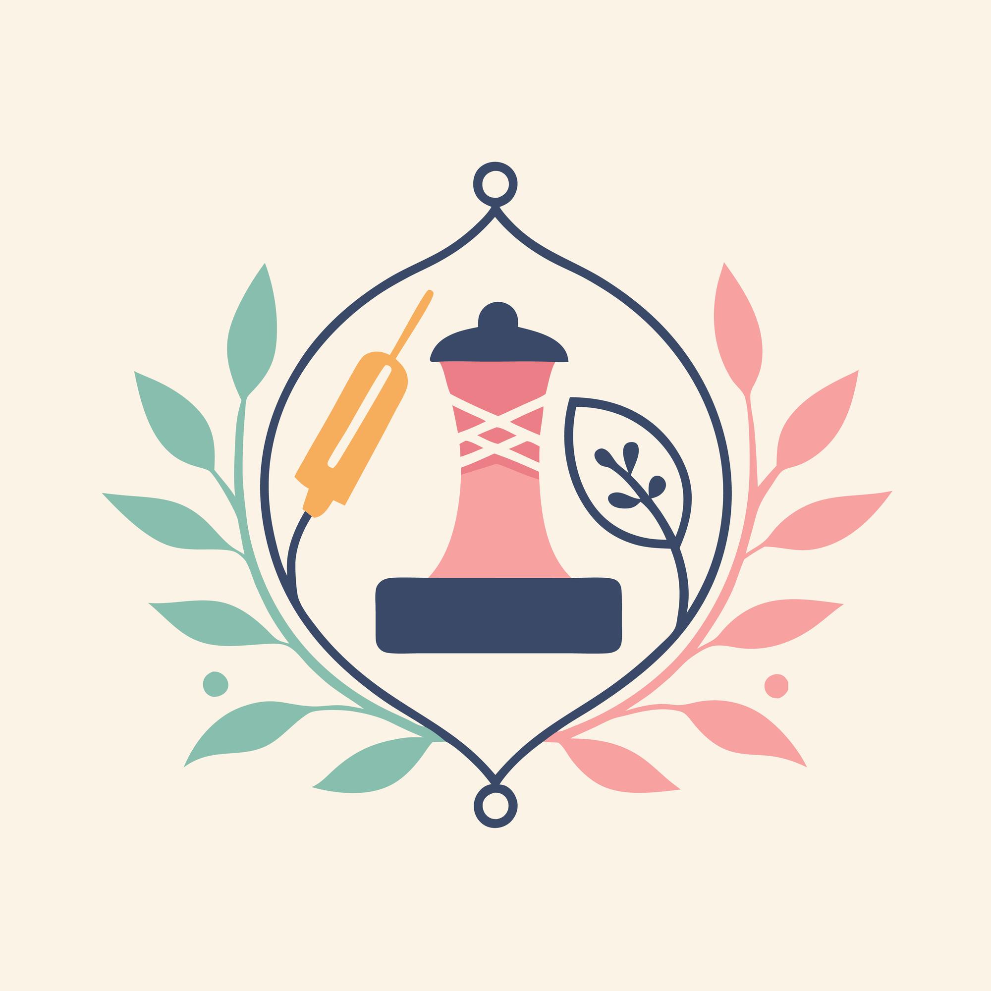 Atelier Stickerei — ruhige Handwerkskunst logo